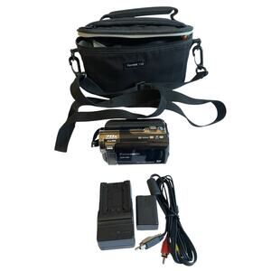 Panasonic SDR-H85 SD/HDD Hybrid Compact w/Battery Charger Camcorder Tested Works